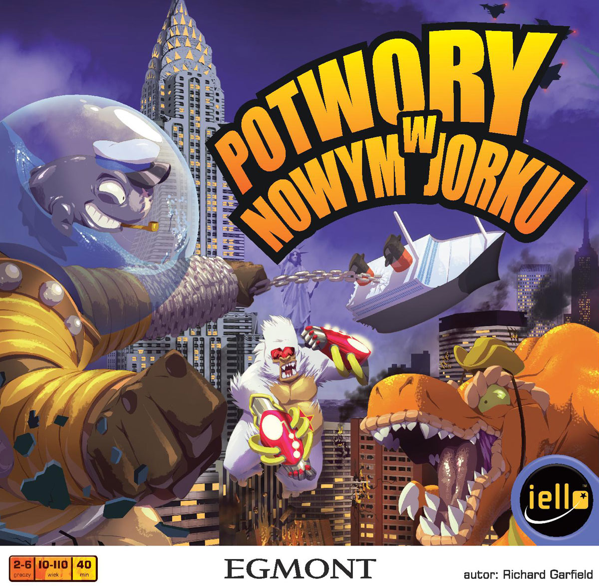 Okładka do Potwory w Nowym Jorku